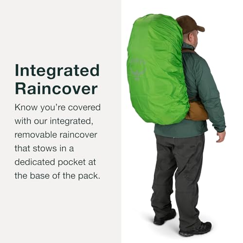Osprey Rook 50L Men's Backpacking Backpack, Astology Blue/Blue Flame M63653