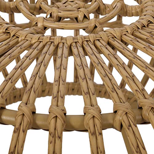 Round Rattan Coffee Table, All-Weather and Rust Resistant R50926
