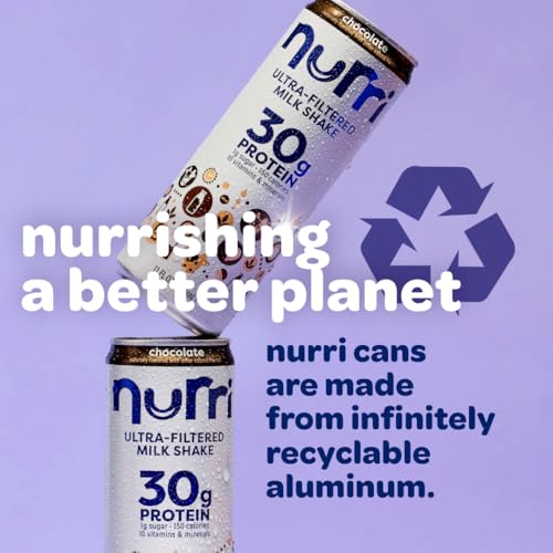 Nurri Ultra Filtered Milk Shake Vanilla, 11 fl oz, 12 Cans P71053