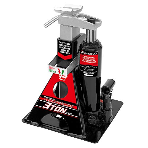 Powerbuilt 3 Ton All-in-One Bottle Jack and Jack Stands, 6000 lb Car Lift J927