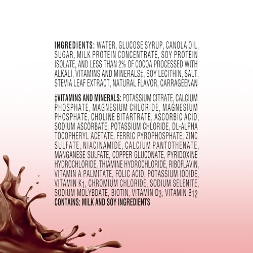 BOOST Plus Nutritional Drink, Rich Chocolate, 8 fl oz, 24 Pack N58514