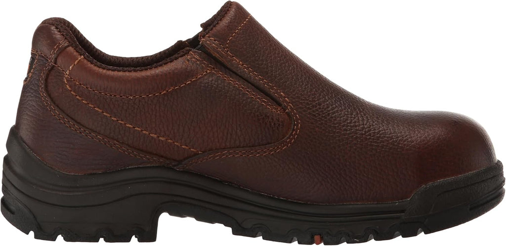 Timberland PRO Men's Titan Slip On Alloy Safety Toe Work Shoe, Camel Brown, 10.5 Z8468