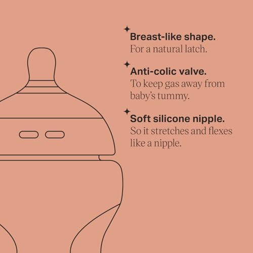 Tommee Tippee Natural Start Anti-Colic Baby Bottle 11oz 3 Pack W20739