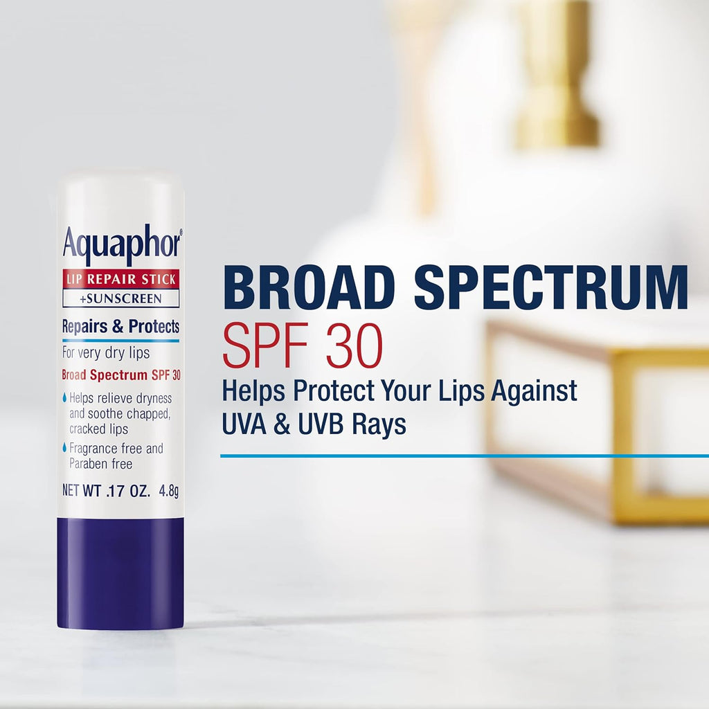 Aquaphor Lip Repair Stick with Sunscreen, 2 Count K653