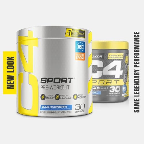 Cellucor C4 Sport Pre Workout Powder Watermelon, NSF Certified for Sport, 30 Servings P484457