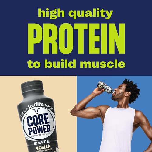Core Power Elite High Protein Shake Vanilla 14oz 12 Pack V6905