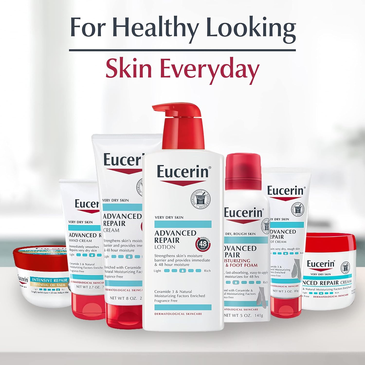 Eucerin Daily Hydration Gel Cream Fragrance Free Body Moisturizer, 12 Oz Q579