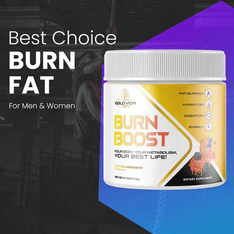 Gold Vida Burn Boost Powder Dietary Supplement for Weight Loss W946858