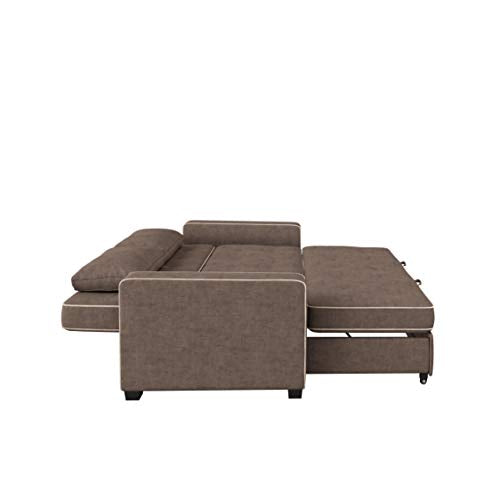 Serta Ainsley Convertible Sleeper Sofa Queen Size Navy Velvet V951