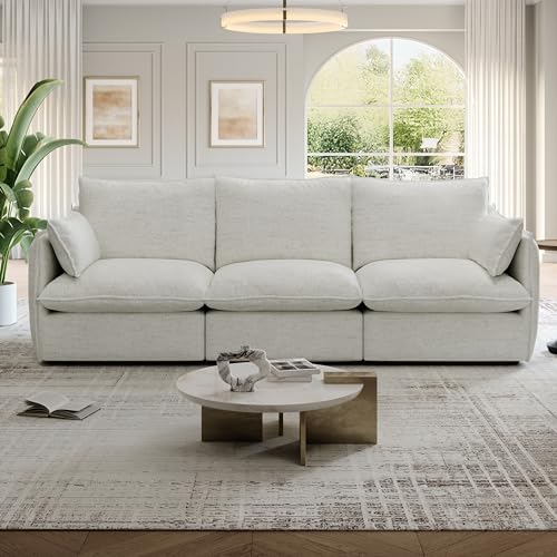 Cloud Modular Sectional Sofa, Waterproof Down Filled, High Backrest 5 Seater, Dark Gray J53470