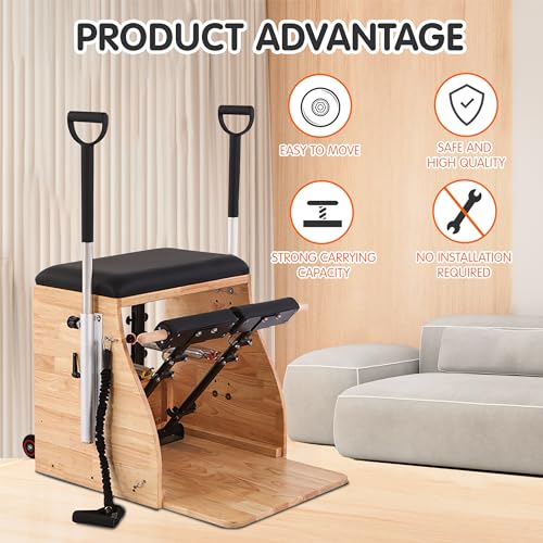 Pilates Chair Reformer Machine for Home Fitness T25777