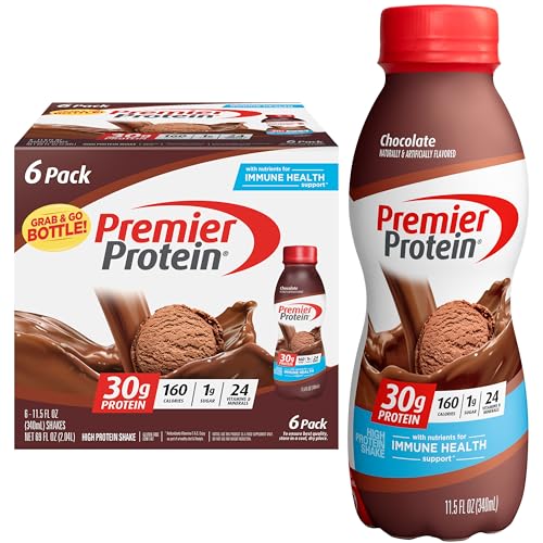 Premier Protein Shake Café Latte, 30g Protein, 11.5 fl oz, 12 Pack B4466