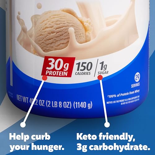 Premier Protein Powder, Vanilla Milkshake, 30g Protein, 17 Servings V9109