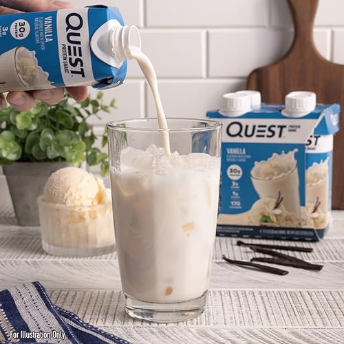 Quest Nutrition Salted Caramel Protein Shake, 30g Protein, 11 fl oz, 12 Pack C47408