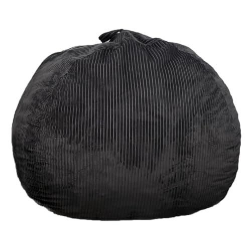 Faux Fur Bean Bag Chair for Adults with Filling, Blue J1419