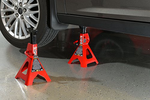 Powerbuilt 3 Ton All-in-One Bottle Jack and Jack Stands, 6000 lb Car Lift J927