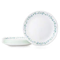 Corelle 6-Piece 10.25" Dinner Round Plates, Vitrelle Triple Layer Glass, Lightweight Round Plates, Large Round Plates, Chip and Scratch Resistant, Microwave and Dishwasher Safe, Caspian
