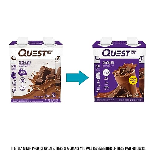 Quest Nutrition Salted Caramel Protein Shake, 30g Protein, 11 fl oz, 12 Pack C47408