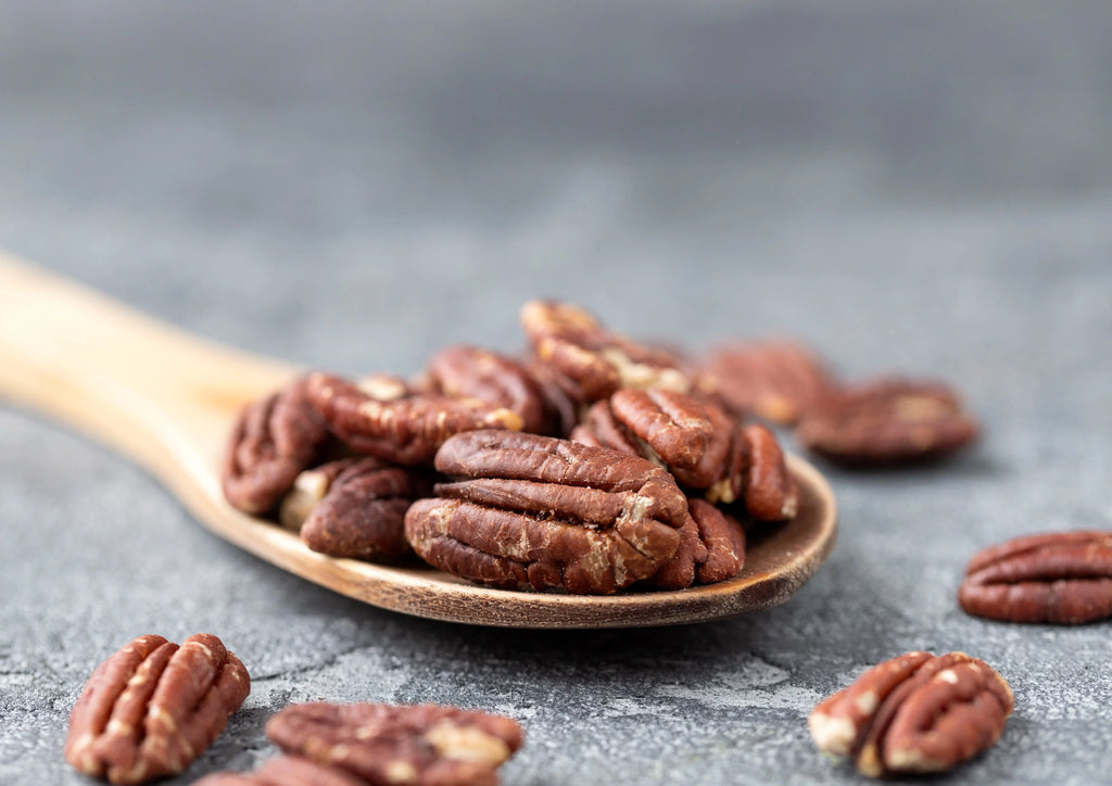 Organic Roasted Pecan Halves with Himalayan Salt, 1 Pound by Food to Live M464