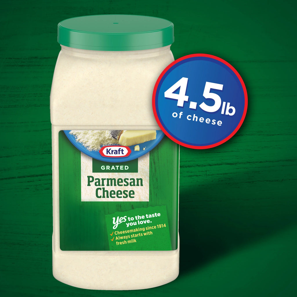 Kraft Parmesan Grated Cheese, 4.5 lb Jug M88580