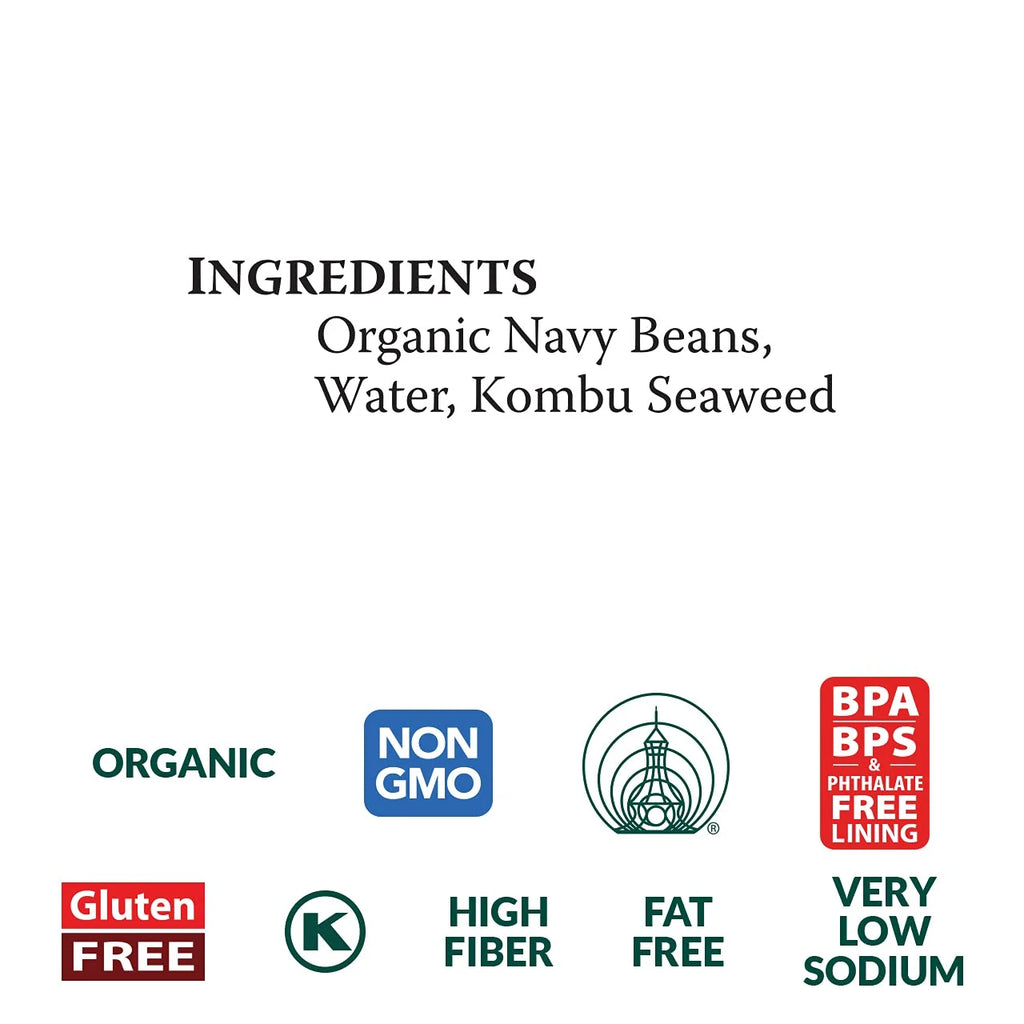 Eden Foods Organic Navy Beans 15 oz Pack of 3 F213