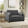 Serta Ainsley Convertible Sleeper Sofa Queen Size Navy Velvet V951
