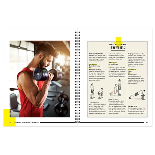 Men's Health 28-Day Belly Fat Burner Workout Planner Q30314
