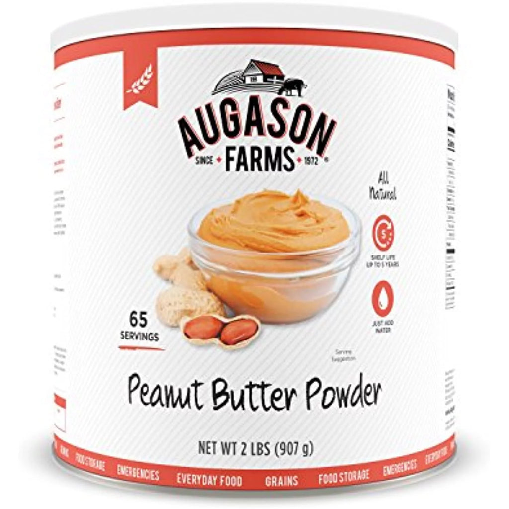 Augason Farms Peanut Butter Powder 2 Lbs No. 10 Can