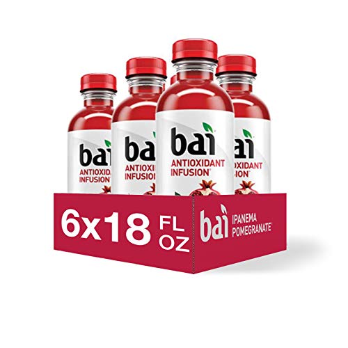 Bai Coconut Flavored Water, Molokai Coconut, 18 fl oz Bottles (Pack of 12) N9326