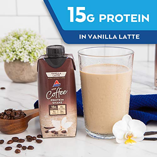 Atkins Creamy Milk Chocolate PLUS Protein Shake, 30g Protein, 12 Count Z1448