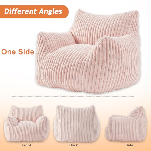 Giant Bean Bag Chair with Filling and Armrests for Adults Teens P241564