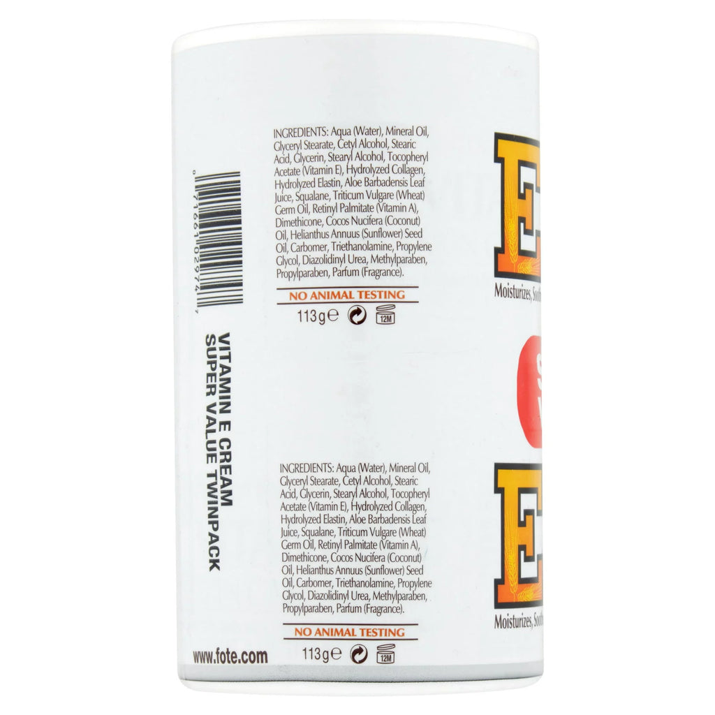 Fruit of The Earth Vitamin-E Skin Care Cream, 4 oz, 6 Pack M7728
