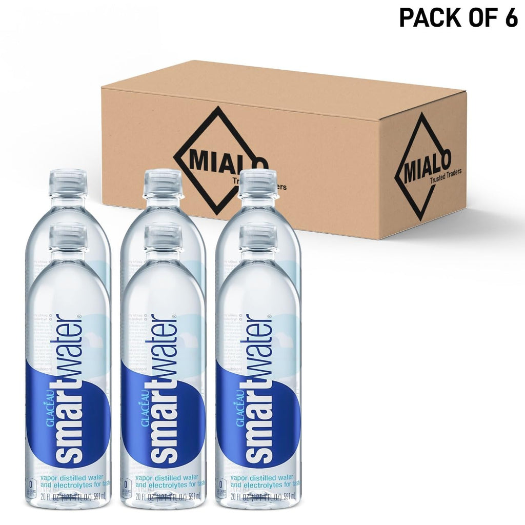 SOHO Glaceau Smartwater 20oz Bottles, 6-Pack K64022