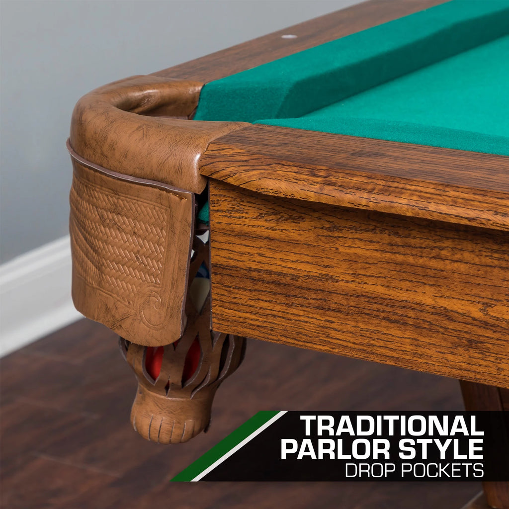 Classic Sports Brighton 87" Billiard Pool Table in Green E773477