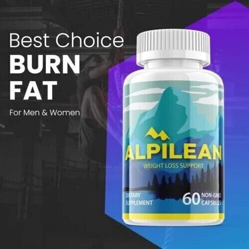 Alpilean Weight Loss Support Fat Burner, 60 Capsules T4277