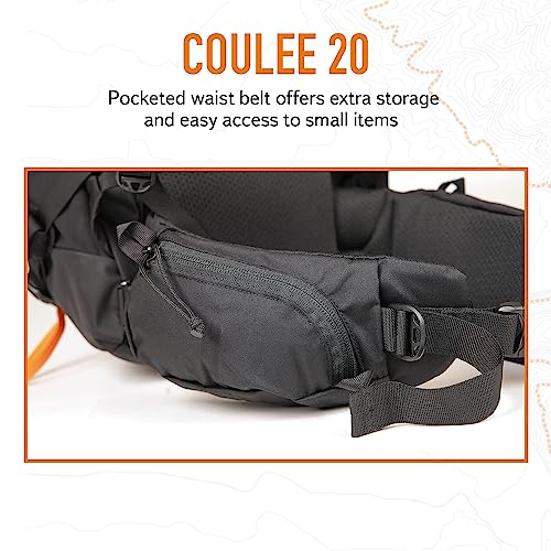 Mystery Ranch Coulee 20 Backpack - Lightweight Hiking Daypack, 20L, Black T718