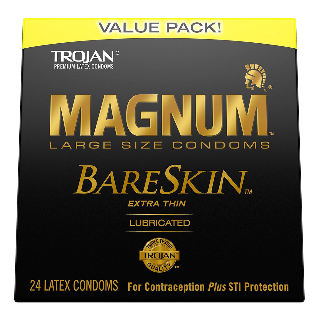 TROJAN Magnum BareSkin & Lubricated Large Condoms, 36 Count E535