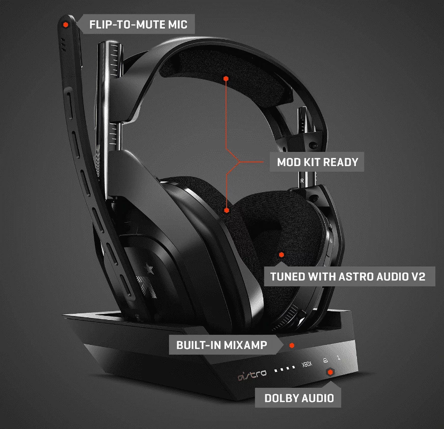 Restored ASTRO Gaming A50 Wireless Headset + Base Station Gen 4 for Xbox Series X R9356