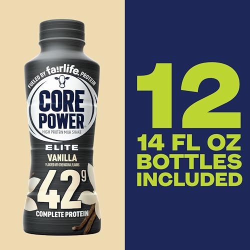 Core Power Elite High Protein Shake Vanilla 14oz 12 Pack V6905