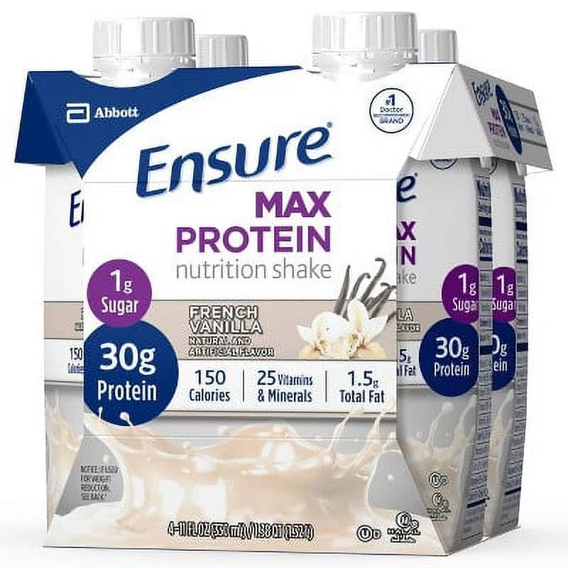 Ensure Max Protein Nutrition Shake Vanilla 44 Fl Oz A46245