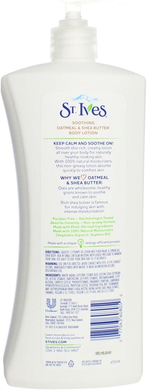 St Ives Body Lotion Naturally Soothing 21oz (6 Pack) K5599