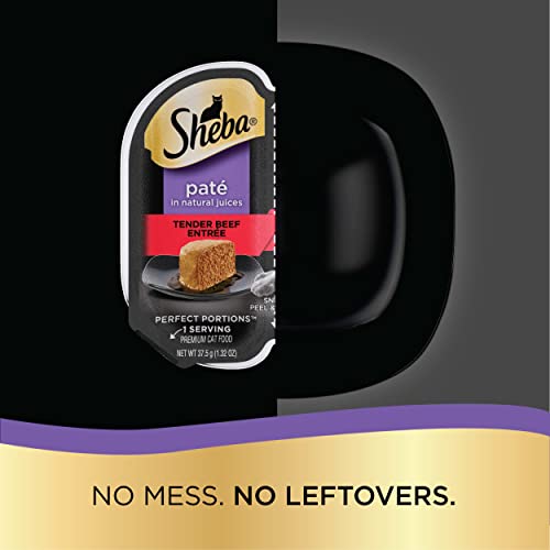 SHEBA Perfect Portions Paté Wet Cat Food Trays, Whitefish and Tuna, 24 Count X569