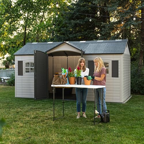 Lifetime Outdoor Storage Shed 15 x 8 ft X615712