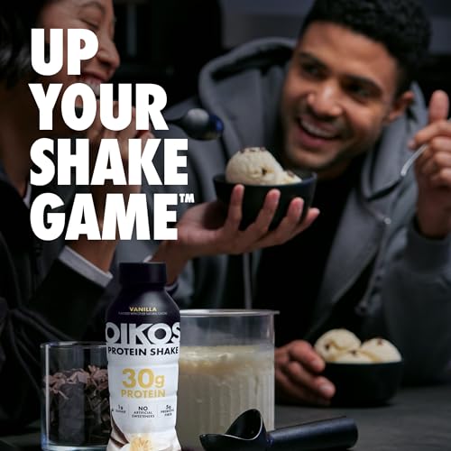 Oikos Protein Shake Salted Caramel 30g Ready to Drink 12 fl oz 12 Count L3074
