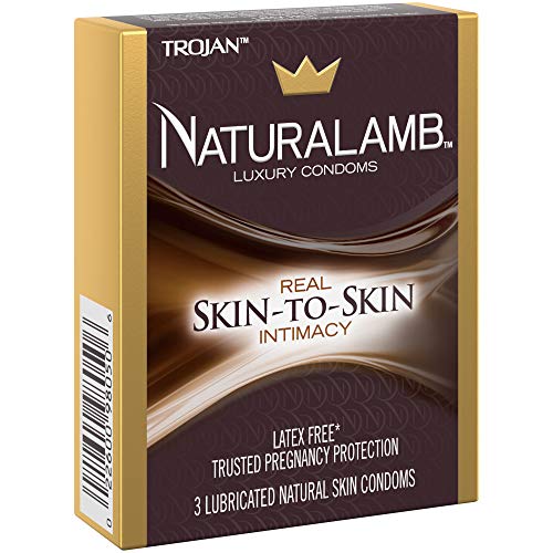 Trojan NaturaLamb Latex Free Condoms, 3 Count I651