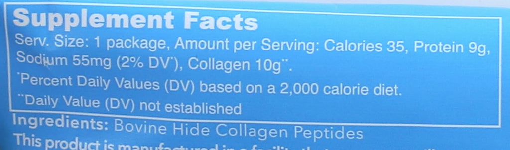 Vital Proteins Unflavored Collagen Peptide Packet, 0.35 OZ P879887