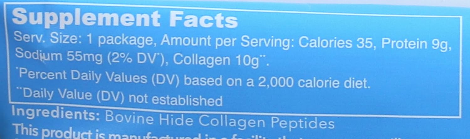 Vital Proteins Unflavored Collagen Peptide Packet, 0.35 OZ P879887