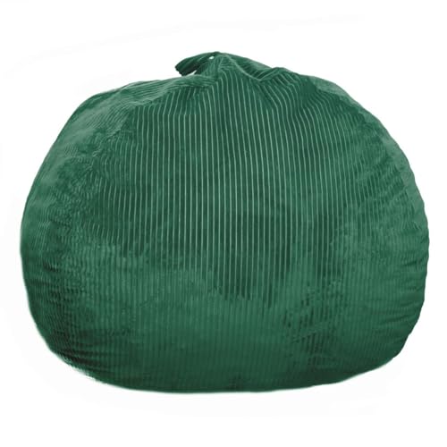Faux Fur Bean Bag Chair for Adults with Filling, Blue J1419