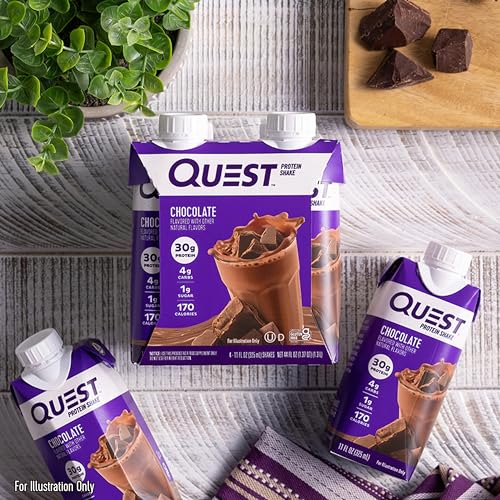Quest Nutrition Salted Caramel Protein Shake, 30g Protein, 11 fl oz, 12 Pack C47408