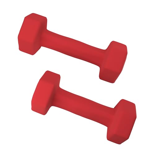 Neoprene Coated Dumbbell Hand Weight Pairs for Home Gym Exercise A28561
